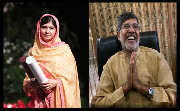 Le Nobel de la paix attribué à deux défenseurs des droits des enfants : Malala Yousafzay et Kailash Satyarthi