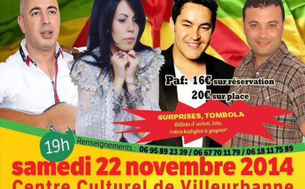 L'association Tagmats de Lyon organise son gala annuel sous le thème " I laïc Kabylie" 