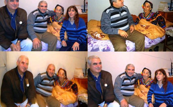 Le MAK rend visite à Nna Nouara, doyenne des militantes kabyles