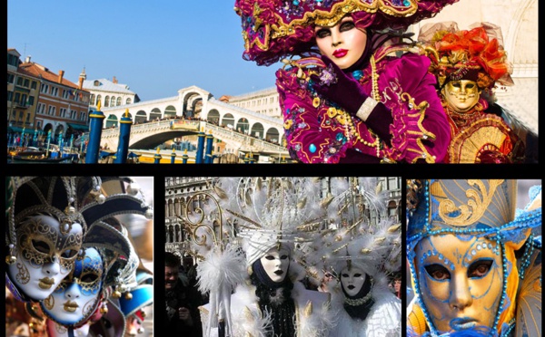 Coup d’envoi du plus célèbre carnaval du monde / Festival de couleur et merveilles à Venise