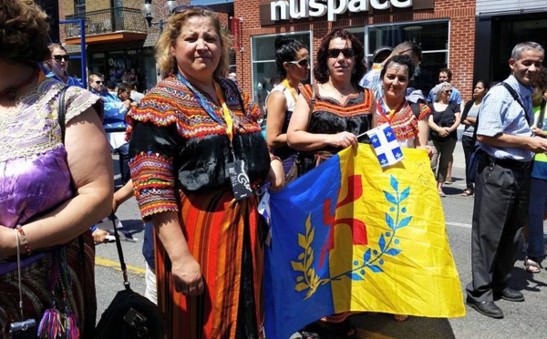 Les Kabyles de la grande région de Montréal à la fête Nationale du Québec.