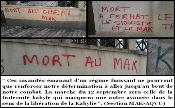 Des menaces de mort à l’encontre des présidents du MAK et du GPK