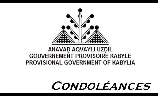 Condoléances du président de l'Anavad, Ferhat Mehenni, à la famille HAMMOUM