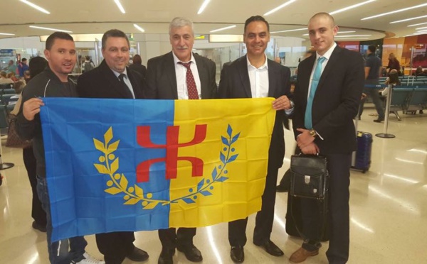 Ferhat Mehenni est arrivé à New York : Conférence et lever du drapeau kabyle à l'ONU