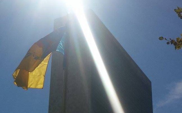 Photos &amp; Vidéos | Déclaration historique de Ferhat Mehenni à New York lors du lever du drapeau kabyle à l'ONU