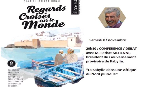 Bretagne : Ferhat Mehenni animera une conférence au Festival "Regards Croisés sur le Monde"