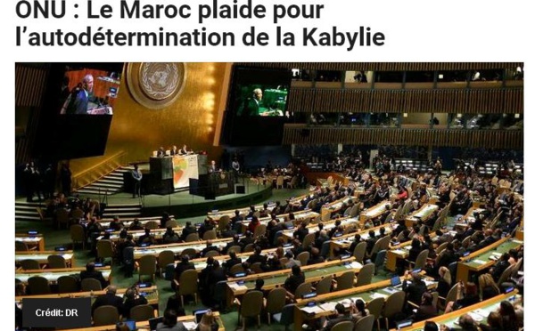 ONU : Le Maroc plaide pour l’autodétermination de la Kabylie