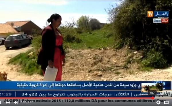 Une Indienne qui vient vivre en Kabylie apprend le kabyle, les gendarmes algériens NON 