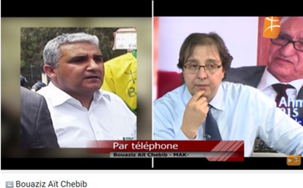 Hommage de Bouaziz Ait-Chebib, président du MAK, à Hocine Ait-Ahmed sur BRTV (Vidéo)