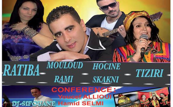 L'ASSOCIATION FRANCO KABYLE D'IVRY SUR SEINE CÉLÈBRE YENNAYER 2966 LE 16 JANVIER 2016