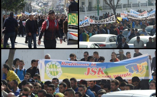 JSK : marche citoyenne à Tizi-Ouzou pour exiger le départ de Moh-Cherif Hannachi