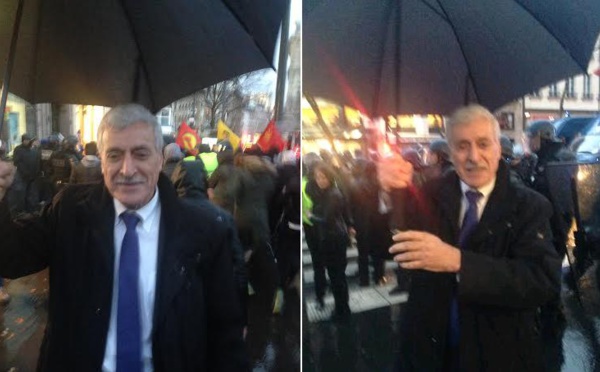  En allant soutenir personnellement les Kurdes à Paris, Ferhat Mehenni a eu, lui aussi, sa part de lacrymogène