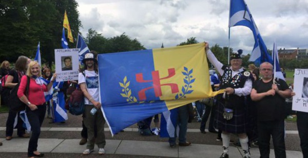 Message du Dr. Mairead Tagg, membre du parti national écossais au 3ème Congrès du MAK : " Free Kabylie and free Scotland forever"