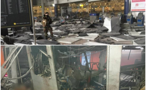 Bruxelles : Série d'attentats à l'aéroport et dans le métro
