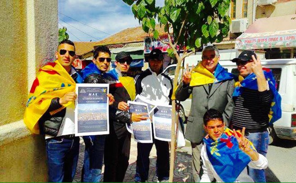 MAK : Campagne d'affichage à Mekla pour la marche du 20 Avril