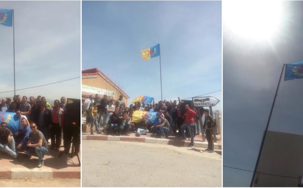 Meeting du MAK et lever du drapeau kabyle réussi à Ssuq Ufella