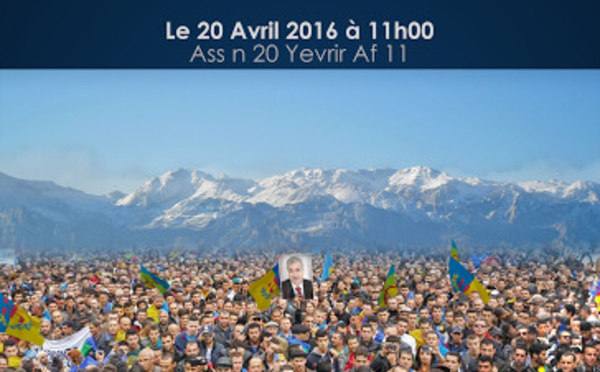 MAK : Appel du Conseil universitaire de Tizi-Ouzou à la marche du 20 Avril