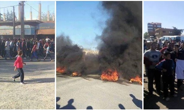 Emeutes à Lesnam suite à l'agression d'un jeune par la police algérienne