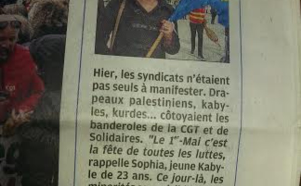 Le journal La Provence parle de l’autodétermination de la Kabylie.