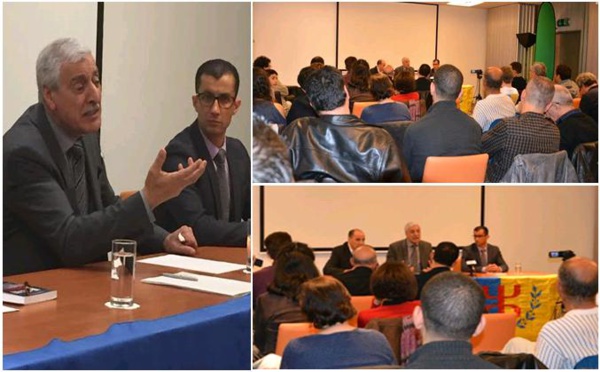 Ferhat Mehenni a donné une conférence à Lausanne 