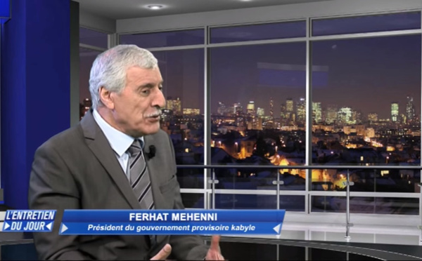 "L'entretien du jour" avec Ferhat Mehenni sur la chaîne panafricaine TéléSud