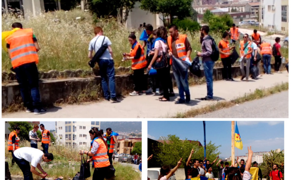 Une action écologique forte en symbole pour fêter les 15 ans du MAK