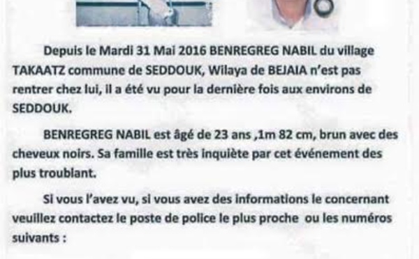 Un jeune de Seddouk retrouvé décapité