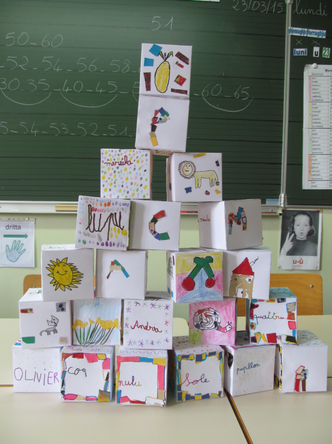 Eccu tutti i cubi chì avemu fattu.