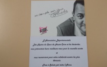 REMERCIEMENTS DES RESTOS DU  COEUR