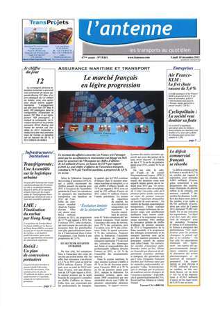 Vu dans l'Antenne du 10 décembre 2012