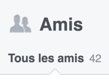 Amis sur Facebook.