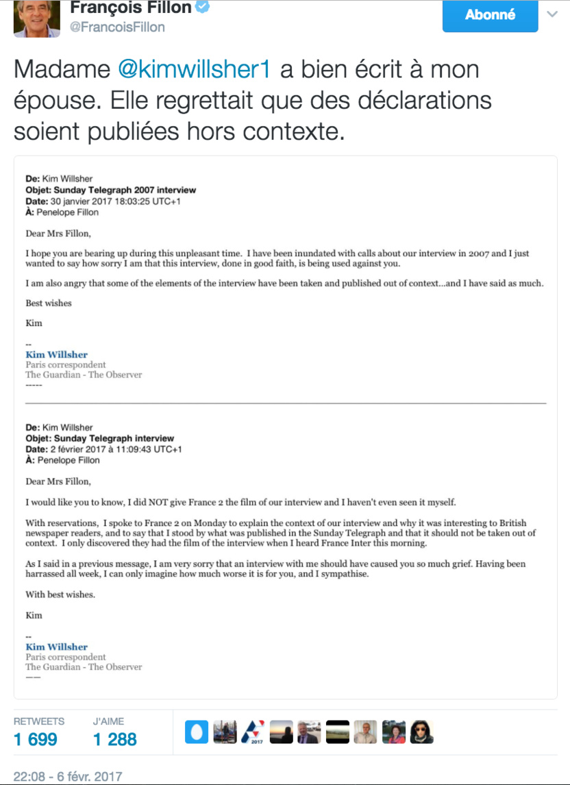 capture d'écran Twitter.