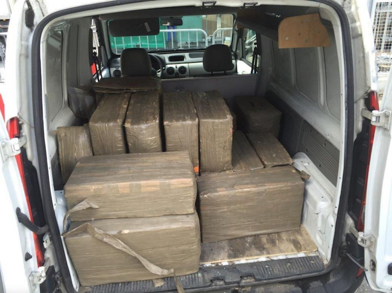 20 juin 2016 - Saisie record de cannabis par la Sûreté territoriale des Hauts-de-Seine © Police nationale.