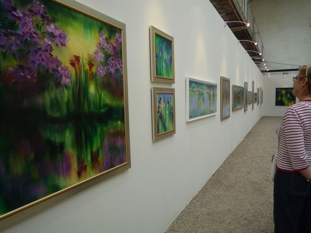 Face à face de lumière à l'Orangerie du Luxembourg