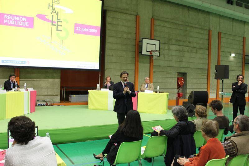 Le maire du 1er, Jean-François Legaret, ouvre la réunion