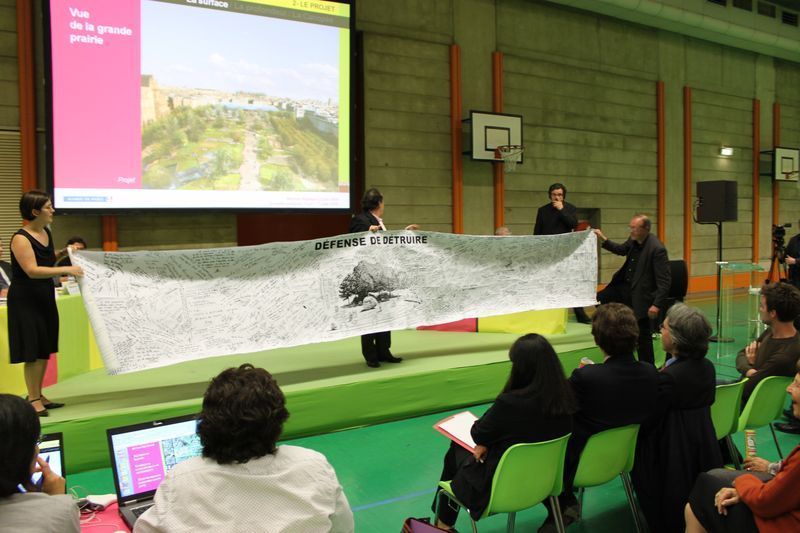 L'Hôtel de Ville déploie tous ses efforts pour faire accepter son projet