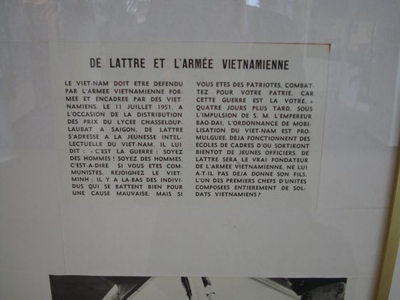 De Lattre et l'armée vietnamienne