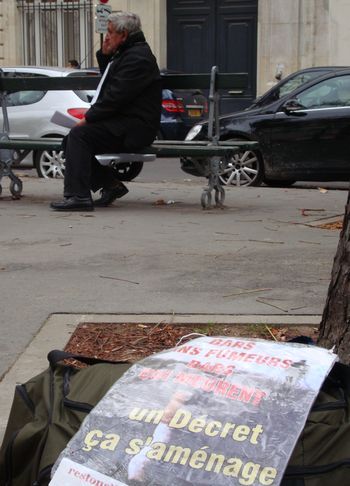 Une grève de la faim débutée le 20 octobre Place du Président E. Herriot