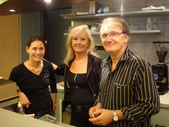 La famille Heurtebise : Corinne, Maïté et Jean-Pierre