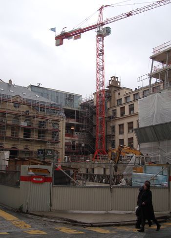 Le double chantier doit durer jusqu'en mars 2011