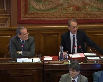 Michel Gaudin, Préfet de Police de Paris et Bertrand Delanoë, Maire de Paris