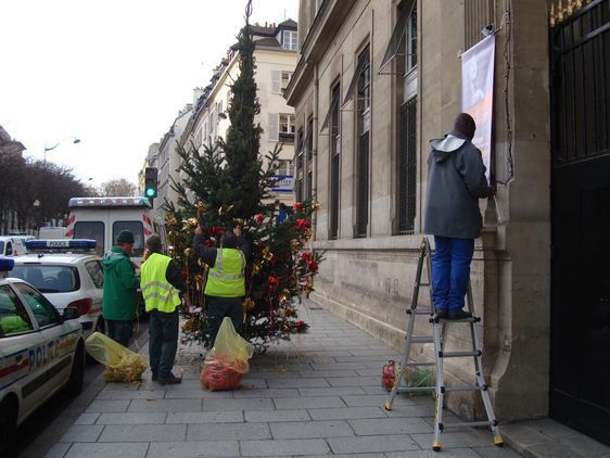 Alerte incendie à la mairie du 6ème