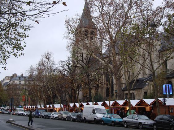 Ambiance de Noël à Saint-Germain-des-Prés