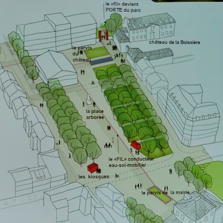 De nouveaux réaménagements en prévision sur la Place du Général de Gaulle © VD/FT