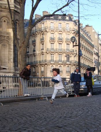 Un jeune coureur