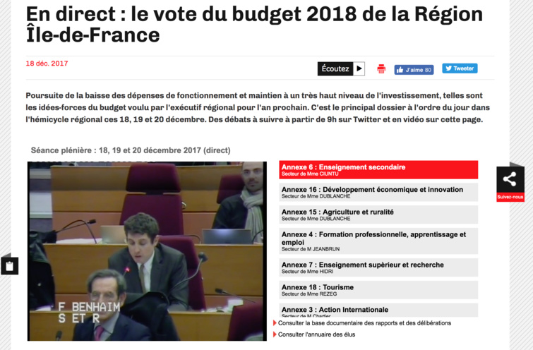 L'image est revenue mais sans le son : le conseil régional Ile-de-France partiellement reconnecté à la Terre
