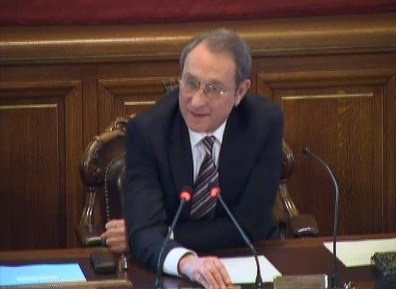 Bertrand Delanoë, maire de Paris depuis 2001