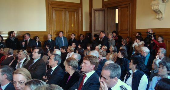 Une salle d'audience du tribunal d'instance du 7ème comble