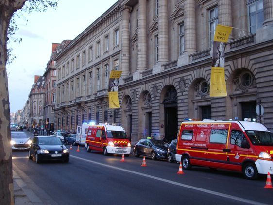 Accident grave quai de Conti
