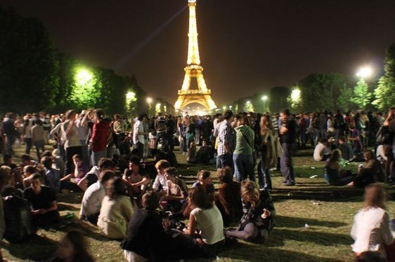 L'apéro du 25 juin 2009 sur le Champ de Mars